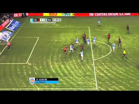 Gol Niz. Colón 1 - Rafaela 1. Fecha 10. Torneo 2015. FPT