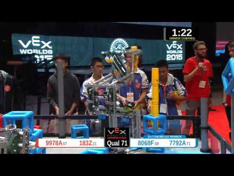 2015 VRC-MS Oppo Q71 -  (9978A 8068F) 46-Opportunity Div-VRC Middle School-VEX Worlds 2015
