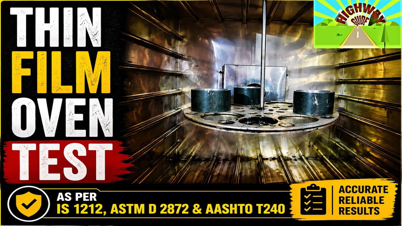 THIN FILM OVEN TEST - AS PER IS 1212 ,  ASTM D 2872 & AASHTO T240