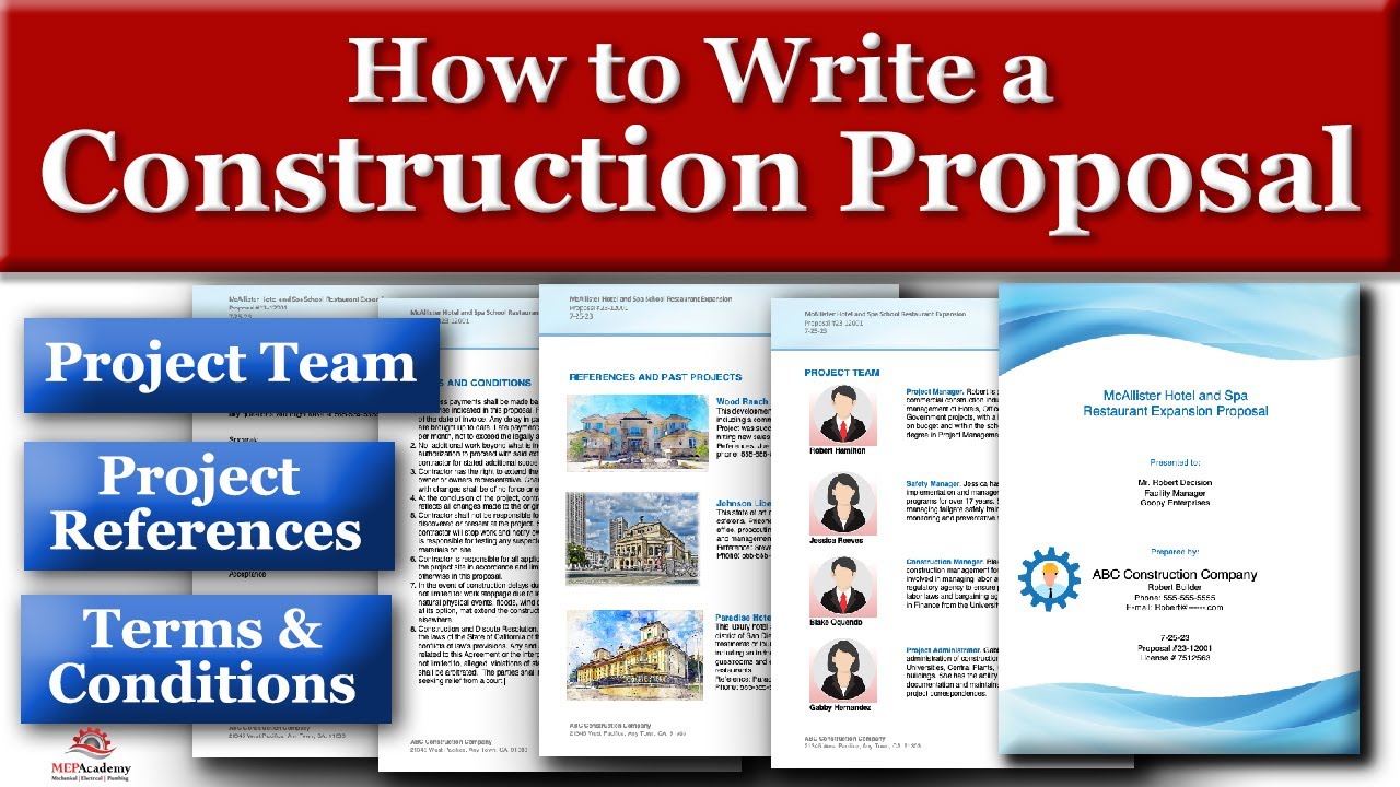 How to Write a Professional Construction Proposal