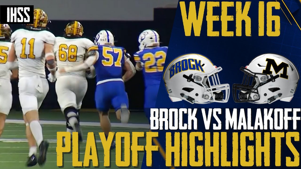 Brock vs Malakoff - 2023 Week 16 Football Highlights