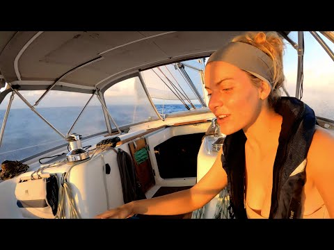 ALONE and OFF-GRID on the OCEAN (losing our sanity over a week at sea) | EE 110