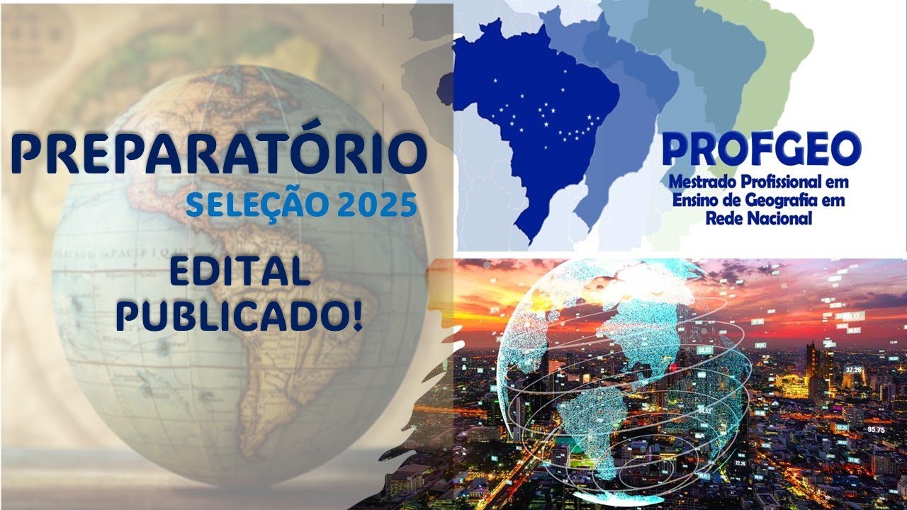 PROFGEO 2025   EDITAL PUBLICADO!!