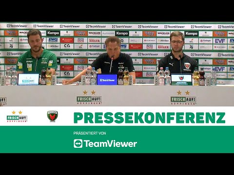 Pressekonferenz FRISCH AUF! Göppingen - Füchse Berlin. Präsentiert von TeamViewer