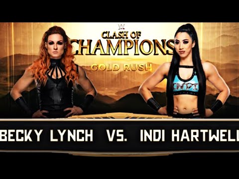 WWE 2K22 BECKY LYNCH VS INDI HARTWELL