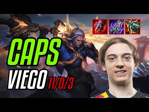 CAPS - VIEGO vs LEE SIN JUNGLE - EUW CHALLENGER - PATCH 11.8