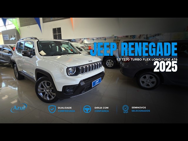Vídeo JEEP RENEGADE 1.3  T270 TURBO FLEX LONGITUDE AT6