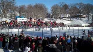 Hockey Day MN -Standing room only for Stillwater and Elk River game