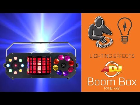 Quick look at ADJ Boom Box FX1 & Boom Box FX2