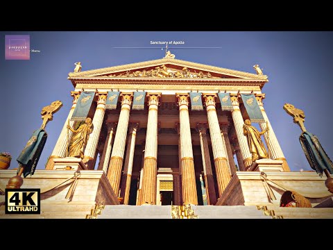 Walking in Ancient Greece - Sanctuary of Apollo [ Assassin's Creed: Odyssey - Ambience ]