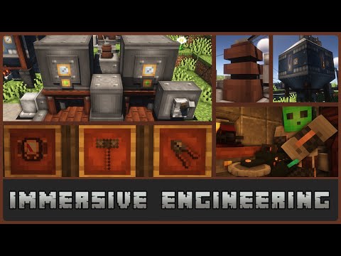 Minecraft - Immersive Engineering Mod Showcase [Forge 1.16.5]