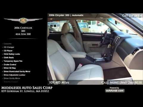 Used 2006 Chrysler 300 | Middlesex Auto Sales Corp, Lowell, MA - SOLD