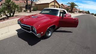 1969 Buick GS 400 Stage 1 Idle, Walk Around, and Covertible Top Operation Video