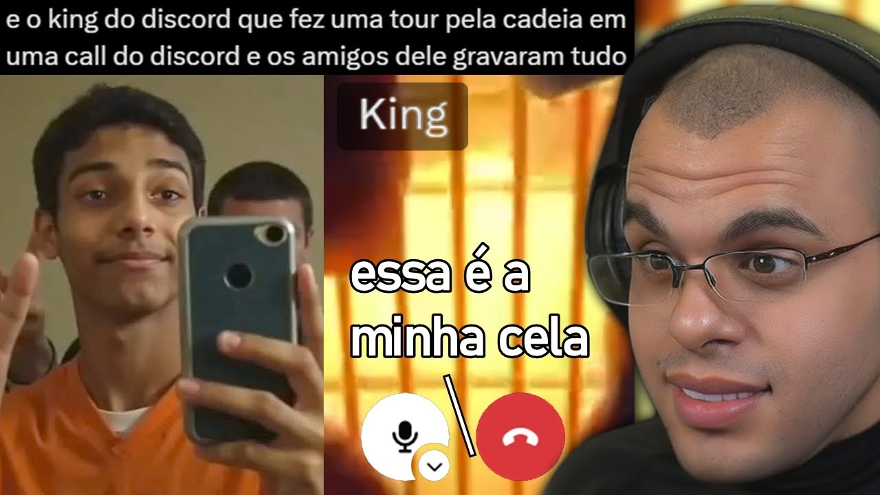 KING DO DISCORD REAPARECE FAZENDO DAILYVLOG NA CADEIA E COM NOVO DISCORD