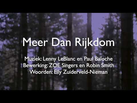Meer Dan Rijkdom [Lyric Video] A capella