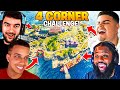 The 4 CORNER CHALLENGE on Rebirth Island Warzone!
