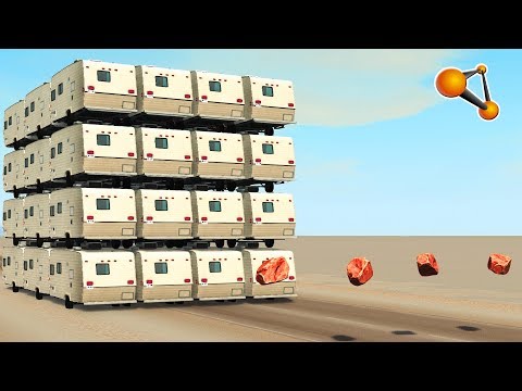 Beamng Drive - The HEAVY BULLET | CrashTherapy