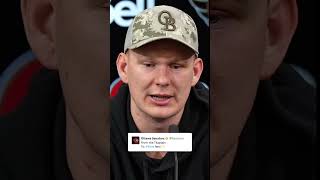 This moment of appreciation for the fans from Brady Tkachuk ????