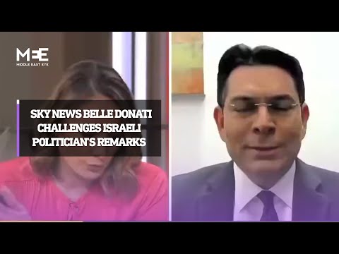 Sky News Belle Donati challenges Israeli politician’s remarks about Gaza