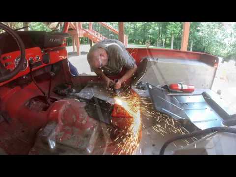 Jeep CJ7 Update 8 - Welding in New Floor Panels Part 1