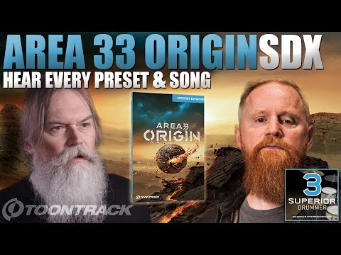 Area 33 Origin SDX | Complete Overview | for Superior Drummer by Toontrack