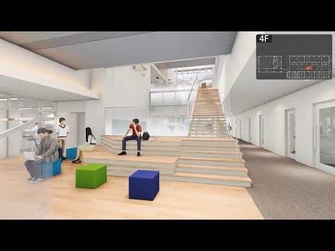 人文学科 田辺通キャンパス 新棟イメージ動画