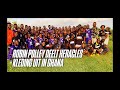 Robin Polley deelt Heracles kleding uit in Ghana | HeraclesTV