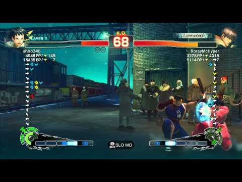 SSF4 AE 2012: Shiro (Makoto) vs RorayMcHyper (Guy) - Xbox Live Ranked Match