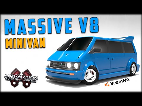 I Built The Most INSANE Minivan Ever?!! Automation - BeamNG