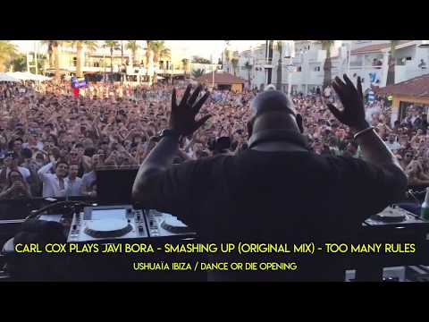 Carl Cox plays 3 Javi Bora's tracks from his label Too Many Rules at Ushuaia Ibiza (Die Or Dance)