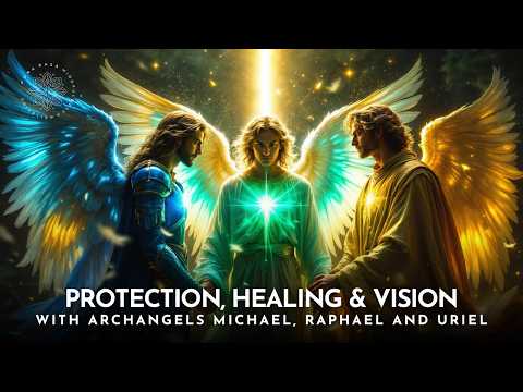 Healing, Protection and Vision ✨ Archangels Raphael, Michael and Uriel Sleep Meditation 😴🔮