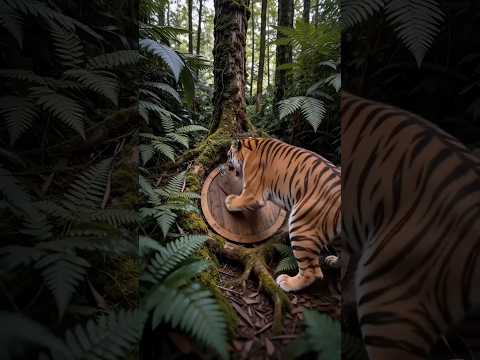 Tiger Outside, Cozy Sanctuary Inside! 🐅🛠️ Extreme Bunker Build