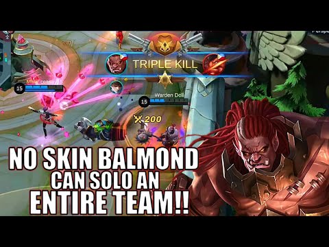 NO SKIN BALMOND CAN SOLO ENTIRE TEAM | Top Global Balmond Plays
