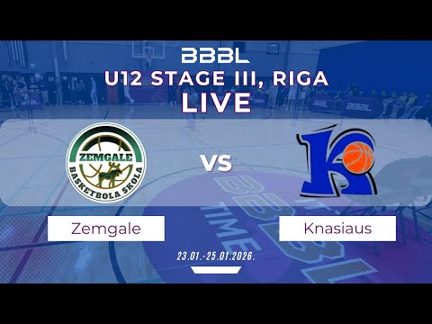 V. Knašiaus KM "ISE" 2014 vs BS Zemgale 2014 | BBBL U12 | Stage III