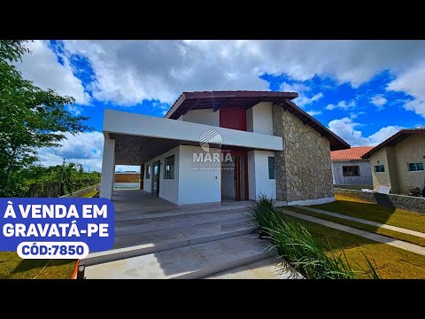 CASA À VENDA EM CONDOMÍNIO FECHADO GRAVATÁ-PE #imobiliaria 