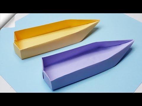 Paper boat Moving paper toys Paper crafts