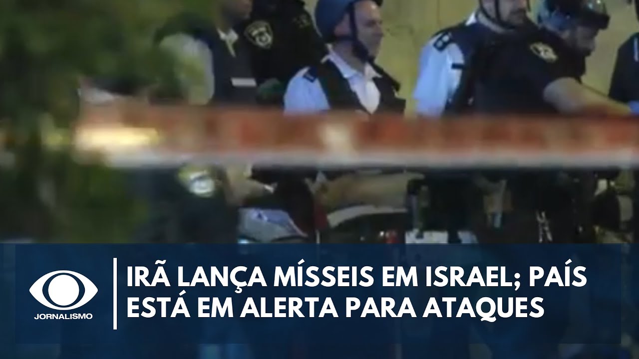 Irã lança mísseis em Israel; país está em alerta para novos ataques | Jornalismo