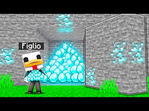 MIO FIGLIO HA RUBATO TUTTI I MIEI DIAMANTI SU MINECRAFT