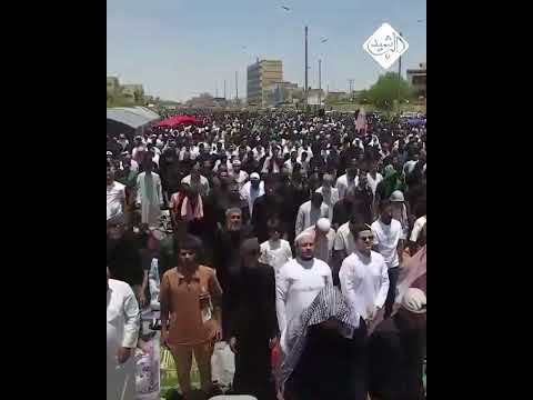 فيديو | البصرة.. حشود غفيرة تشارك بصلاة الجمعة الموحدة التي دعا إليها السيد الصدر للتنديد بالعدوان على إيران