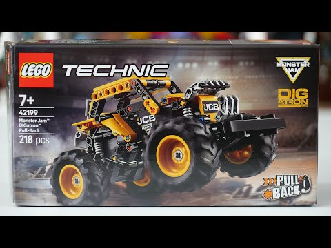 LEGO Technic 42199 Monster Jam™ DIGatron™ Pull Back - LEGO Speed Build Review