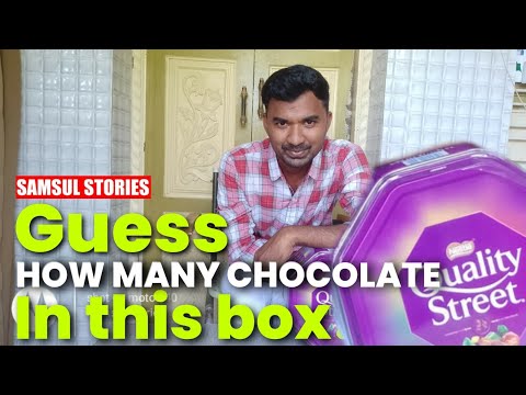 Quality Street Chocolate 2.5kg Tin Unboxing I British Chocolate's I SAMSUL STORIES