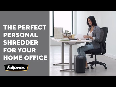 Fellowes Powershred popieriaus naikiklis LX65 juodas video