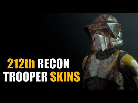 212th Recon Division Skins Showcase - Star Wars Battlefront 2