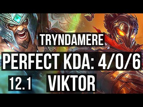 TRYNDAMERE vs VIKTOR (TOP) | Rank 4 Trynda, 4/0/6 | NA Master | 12.1