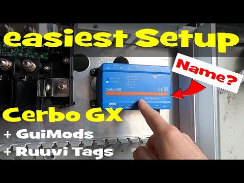 Victron Cerbo GX super easy setup to VRM, GuiMods & Ruuvi Tag installation. And the new Name!!!