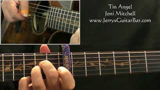 How To Play Joni Mitchell - Tin Angel (intro only)