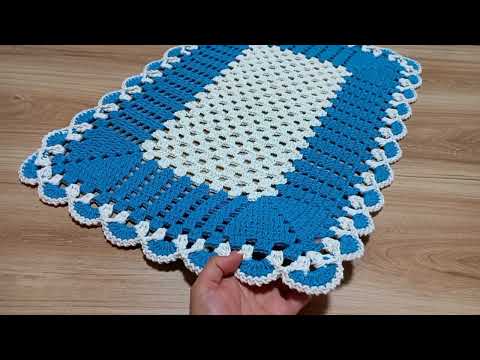 TAPETE RETANGULAR VENDE VENDE SEM FLORES FÁCIL E ECONÔMICO PASSO A PASSO