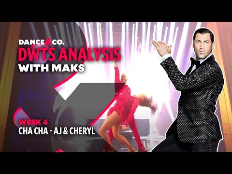DWTS MAKS ANALYSIS: Week 4 - AJ Mclean & Cheryl Burke's Cha Cha