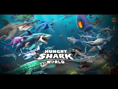 ATOMIC SHARK VS GIANT COLOSSAL SQUID BOSS BATTLE! - Hungry Shark World