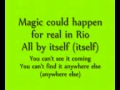 Real in Rio lyrics(Rio the movie) 